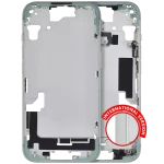 Apple iPhone 15 Middle Frame with Small Parts (No Charger Flex) - Green AM Plus