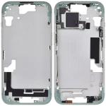 Apple iPhone 15 Middle Frame with Small Parts (No Charger Flex) - Green AM Plus