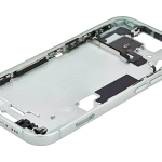 Apple iPhone 15 Middle Frame with Small Parts (No Charger Flex) - Green AM Plus