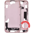 Apple iPhone 15 Middle Frame with Small Parts (No Charger Flex) - Pink AM Plus