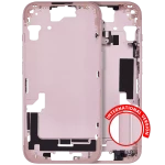 Apple iPhone 15 Middle Frame with Small Parts (No Charger Flex) - Pink AM Plus