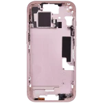 Apple iPhone 15 Middle Frame with Small Parts (No Charger Flex) - Pink AM Plus