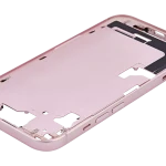 Apple iPhone 15 Middle Frame with Small Parts (No Charger Flex) - Pink AM Plus