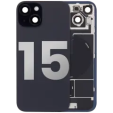 Apple iPhone 15 Back Cover with Magnet Bazel incl NFC and Flash Flex - Black Pulled A
