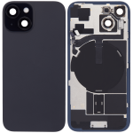 Apple iPhone 15 Back Cover with Magnet Bazel incl NFC and Flash Flex - Black Pulled C