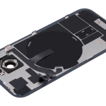 Apple iPhone 15 Back Cover with Magnet Bazel incl NFC and Flash Flex - Black Pulled B