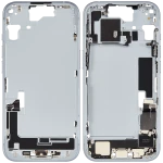 Apple iPhone 15 Middle Frame with Small Parts - Blue Pulled B