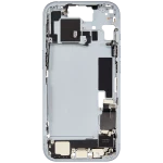 Apple iPhone 15 Middle Frame with Small Parts - Blue Pulled B