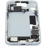 Apple iPhone 15 Middle Frame with Small Parts - Blue Pulled B