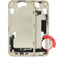 Apple iPhone 15 Middle Frame with Small Parts - Yellow Pulled B
