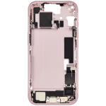 Apple iPhone 15 Middle Frame with Small Parts - Pink Pulled B