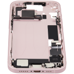 Apple iPhone 15 Middle Frame with Small Parts - Pink Pulled B