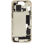 Apple iPhone 15 Middle Frame with Small Parts - Yellow Pulled C