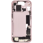 Apple iPhone 15 Middle Frame with Small Parts - Pink Pulled C