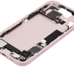 Apple iPhone 15 Middle Frame with Small Parts - Pink Pulled A