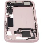 Apple iPhone 15 Middle Frame with Small Parts - Pink Pulled A