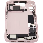 Apple iPhone 15 Middle Frame with Small Parts - Pink Pulled A