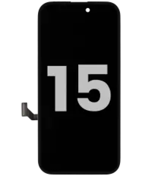 Apple iPhone 15 Display with Sensor Flex Pulled
