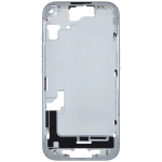 Apple iPhone 15 Middle Frame with Small Parts (No Charger Flex) - Blue Pulled B