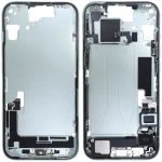 Apple iPhone 15 Middle Frame with Small Parts - Green Pulled B