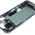 Apple iPhone 15 Middle Frame with Small Parts - Green Pulled A