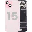 Apple iPhone 15 Back Cover with Magnet Bazel incl NFC and Flash Flex - Pink Pulled A