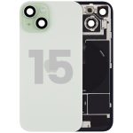 Apple iPhone 15 Back Cover with Magnet Bazel incl NFC and Flash Flex - Green Pulled C