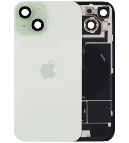 Apple iPhone 15 Back Cover with Magnet Bazel incl NFC and Flash Flex - Green Service Pack