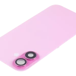 Apple iPhone 16 Plus Back Cover with Magnet Bazel incl NFC and Flash Flex - Pink Pulled A