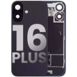 Apple iPhone 16 Plus Back Cover with Magnet Bazel incl NFC and Flash Flex - Black Pulled A