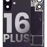Apple iPhone 16 Plus Back Cover with Magnet Bazel incl NFC and Flash Flex - Black Pulled A