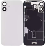 Apple iPhone 16 Plus Back Cover with Magnet Bazel incl NFC and Flash Flex - White Pulled A