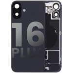 Apple iPhone 16 Plus Back Cover with Magnet Bazel incl NFC and Flash Flex - Black Pulled B