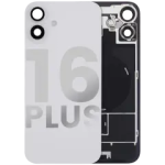 Apple iPhone 16 Plus Back Cover with Magnet Bazel incl NFC and Flash Flex - White Pulled B