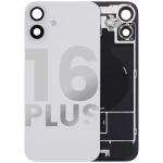 Apple iPhone 16 Plus Back Cover with Magnet Bazel incl NFC and Flash Flex - White Pulled B