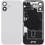 Apple iPhone 16 Plus Back Cover with Magnet Bazel incl NFC and Flash Flex - White Pulled B