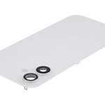 Apple iPhone 16 Plus Back Cover with Magnet Bazel incl NFC and Flash Flex - White Pulled B