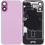 Apple iPhone 16 Plus Back Cover with Magnet Bazel incl NFC and Flash Flex - Pink Pulled B
