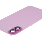 Apple iPhone 16 Plus Back Cover with Magnet Bazel incl NFC and Flash Flex - Pink Pulled B