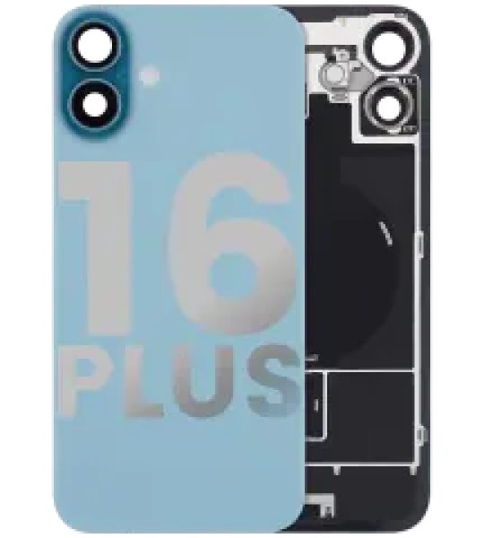 Apple iPhone 16 Plus Back Cover with Magnet Bazel incl NFC and Flash Flex - Teal Pulled B