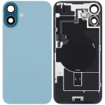 Apple iPhone 16 Plus Back Cover with Magnet Bazel incl NFC and Flash Flex - Teal Pulled B