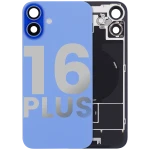 Apple iPhone 16 Plus Back Cover with Magnet Bazel incl NFC and Flash Flex - Ultramarine Pulled B