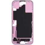 Apple iPhone 16 Plus Middle Frame with Small Parts (No Charger Flex) - Pink Pulled A