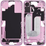 Apple iPhone 16 Plus Middle Frame with Small Parts (No Charger Flex) - Pink Pulled A