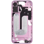 Apple iPhone 16 Plus Middle Frame with Small Parts (No Charger Flex) - Pink Pulled A