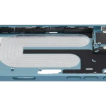 Apple iPhone 16 Plus Middle Frame with Small Parts - Teal Pulled A