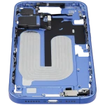Apple iPhone 16 Plus Middle Frame with Small Parts (No Charger Flex) - Ultramarine Pulled A
