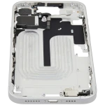 Apple iPhone 16 Plus Middle Frame with Small Parts (No Charger Flex) - White Pulled A