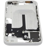 Apple iPhone 16 Plus Middle Frame with Small Parts (No Charger Flex) - White Pulled A