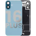 Apple iPhone 16 Plus Back Cover with Magnet Bazel incl NFC and Flash Flex - Teal Pulled A